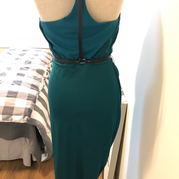 Halston Heritage Belted Jersey Dress - Picture 7 of 7